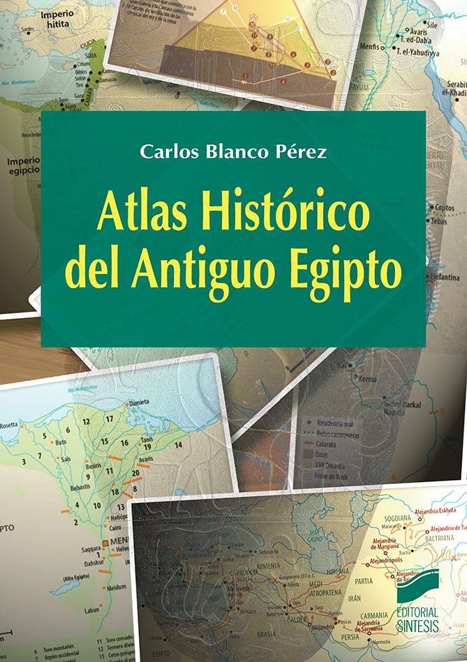 Portada del título atlas histórico del antiguo egipto