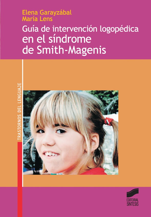 Portada del título guía de intervención logopédica en el síndrome de smith-magenis