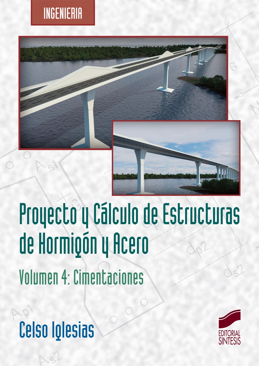 Portada del título proyecto y cálculo de estructuras de hormigón y acero. volumen 4