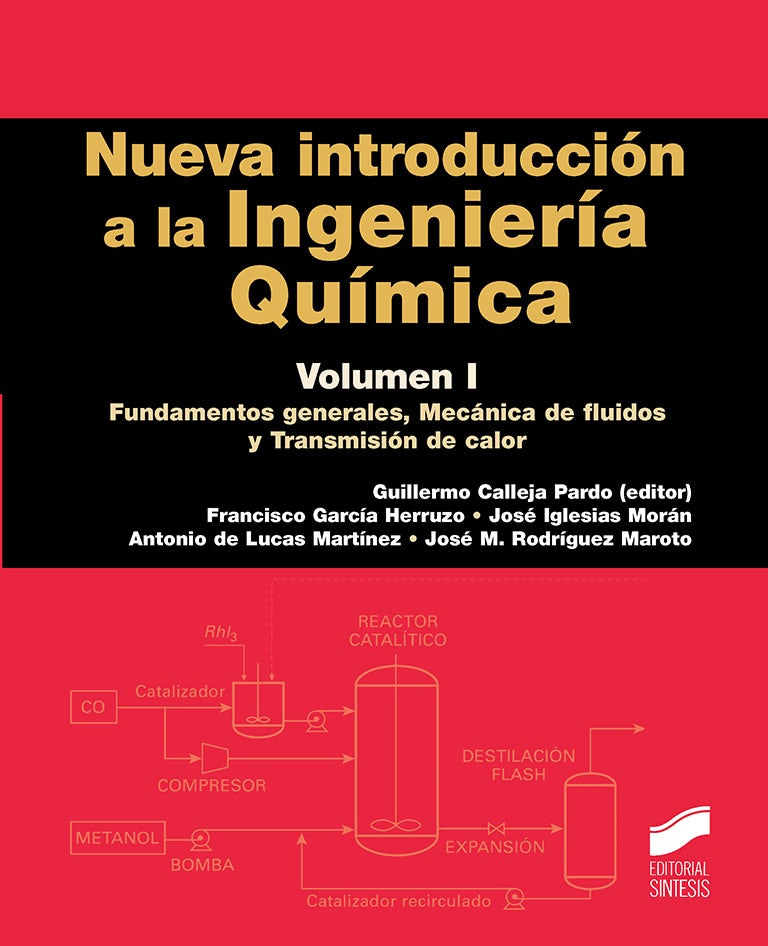 Portada del título nueva introducción a la ingeniería química. volumen 1