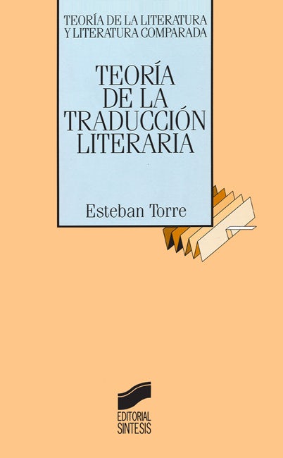 Portada del título teoría de la traducción literaria