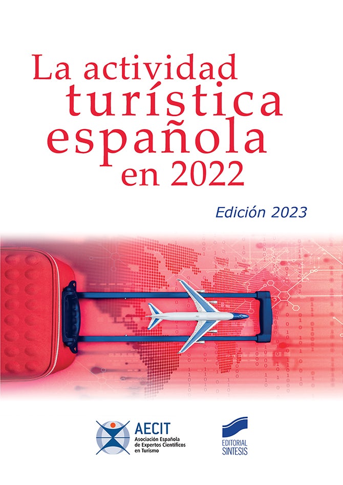 Portada del título la actividad turística española en 2022 (edición 2023)
