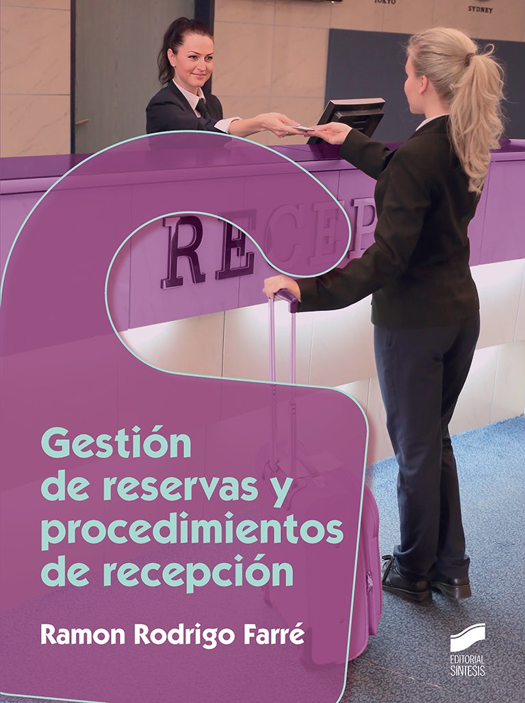 Portada del título gestión de reservas y procedimientos de recepción
