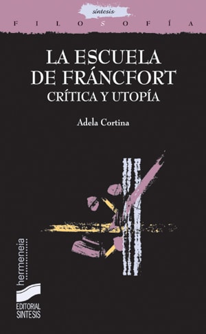 Portada del título la escuela de fráncfort