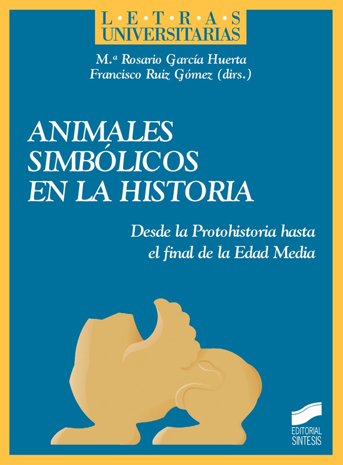 Portada del título animales simbólicos en la historia