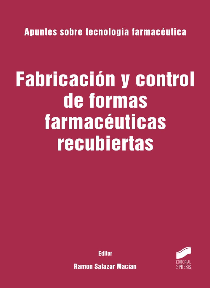 Portada del título fabricación y control de formas farmacéuticas recubiertas