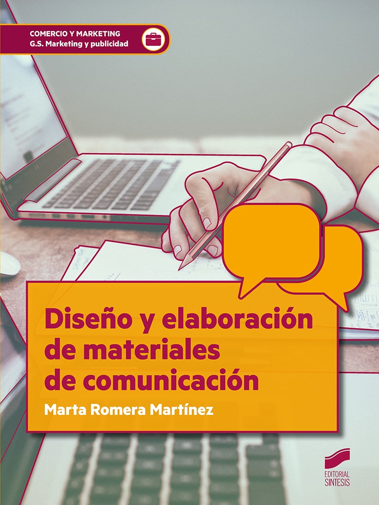 Portada del título diseño y elaboración de material de comunicación