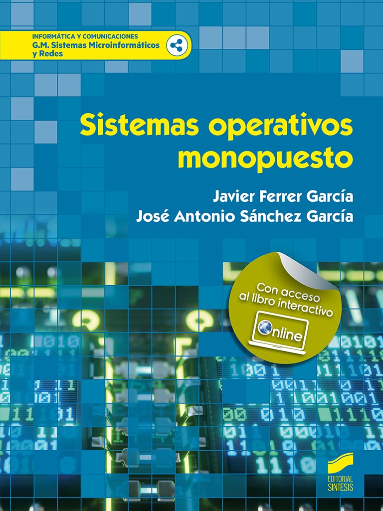 Portada del título sistemas operativos monopuesto