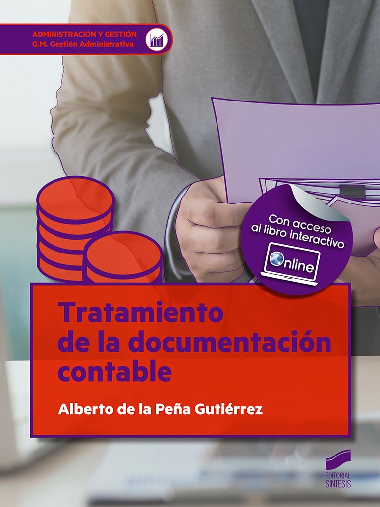 Portada del título tratamiento de la documentación contable