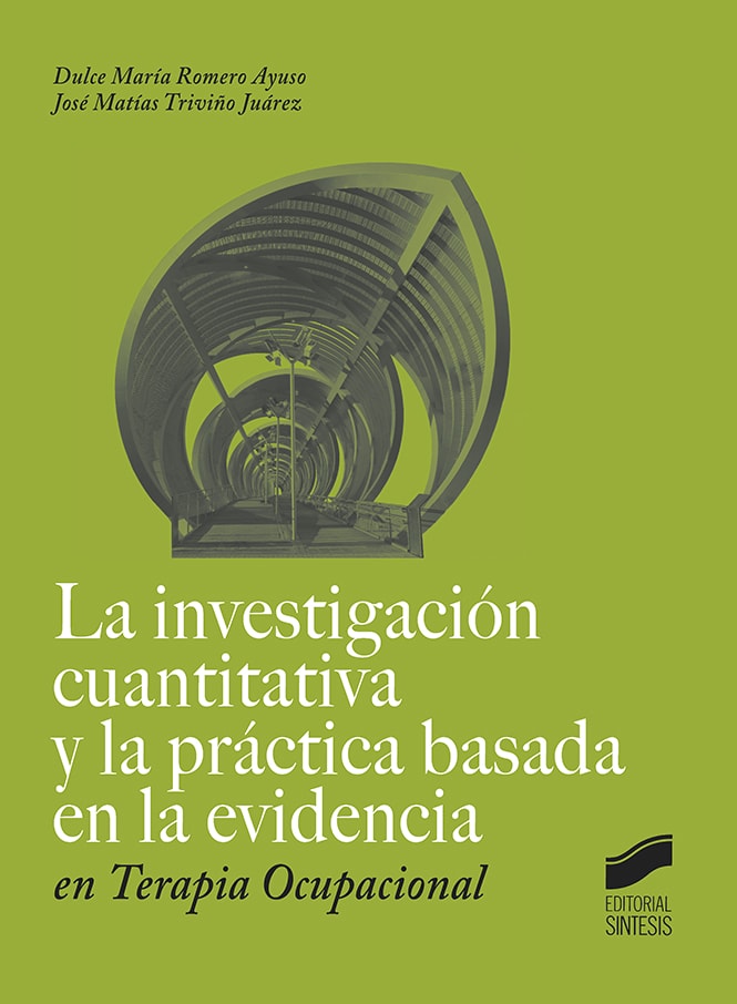 Portada del título la investigación cuantitativa y la práctica basada en la evidencia en terapia ocupacional