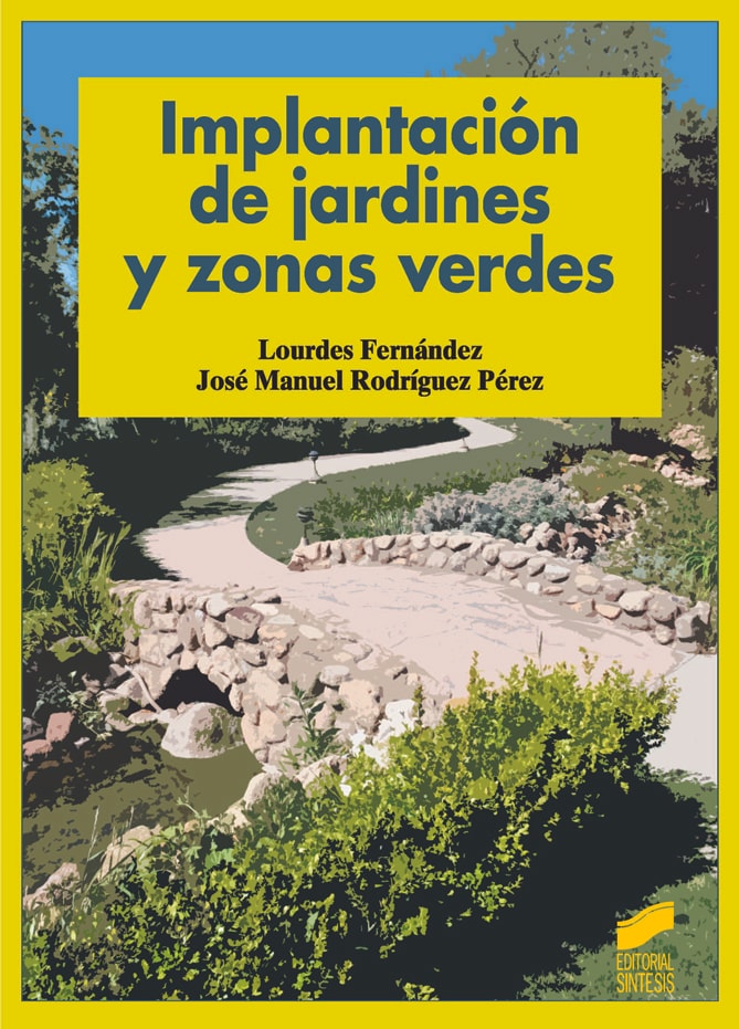 Portada del título implantación de jardines y zonas verdes