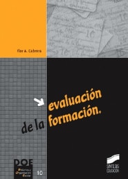 Portada del título evaluación de la formación