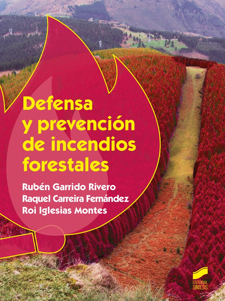 Portada del título defensa y prevención de incendios forestales