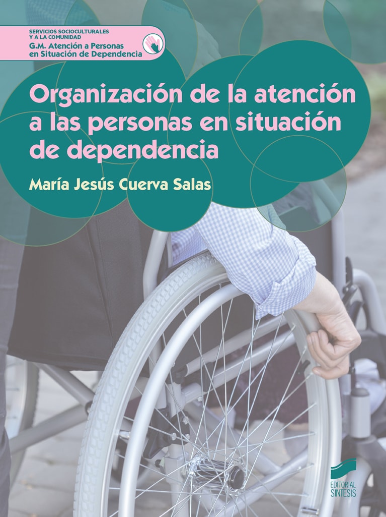 Portada del título organización de la atención a las personas en situación de dependencia