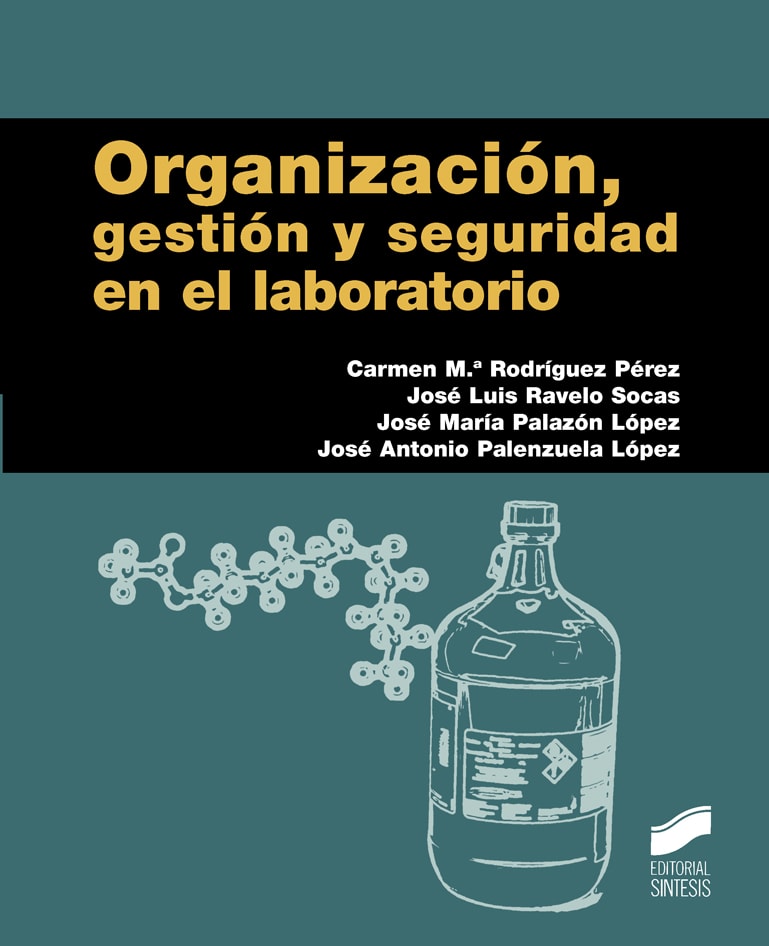 Portada del título organización, gestión y seguridad en el laboratorio