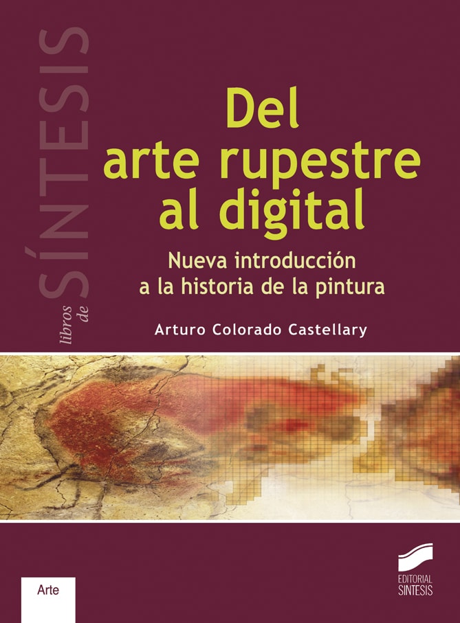 Portada del título del arte rupestre al digital