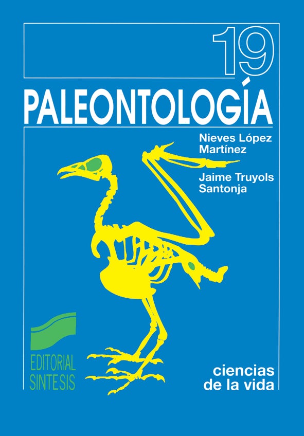 Portada del título paleontología