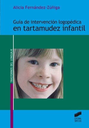 Portada del título guía de intervención logopédica en tartamudez infantil