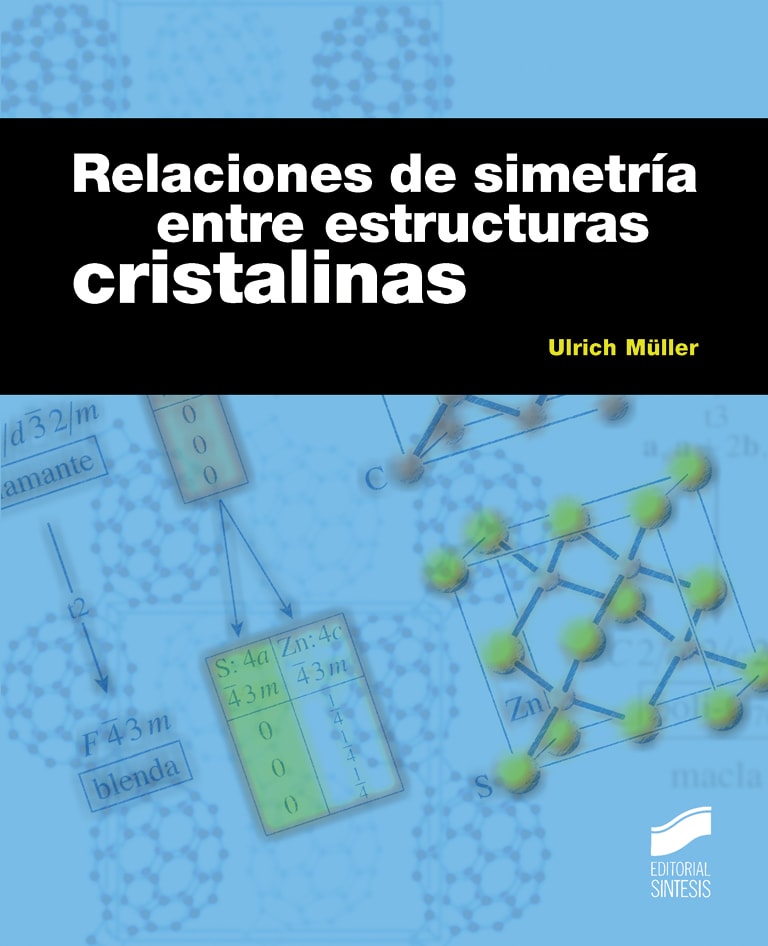 Portada del título relaciones de simetría entre estructuras cristalinas