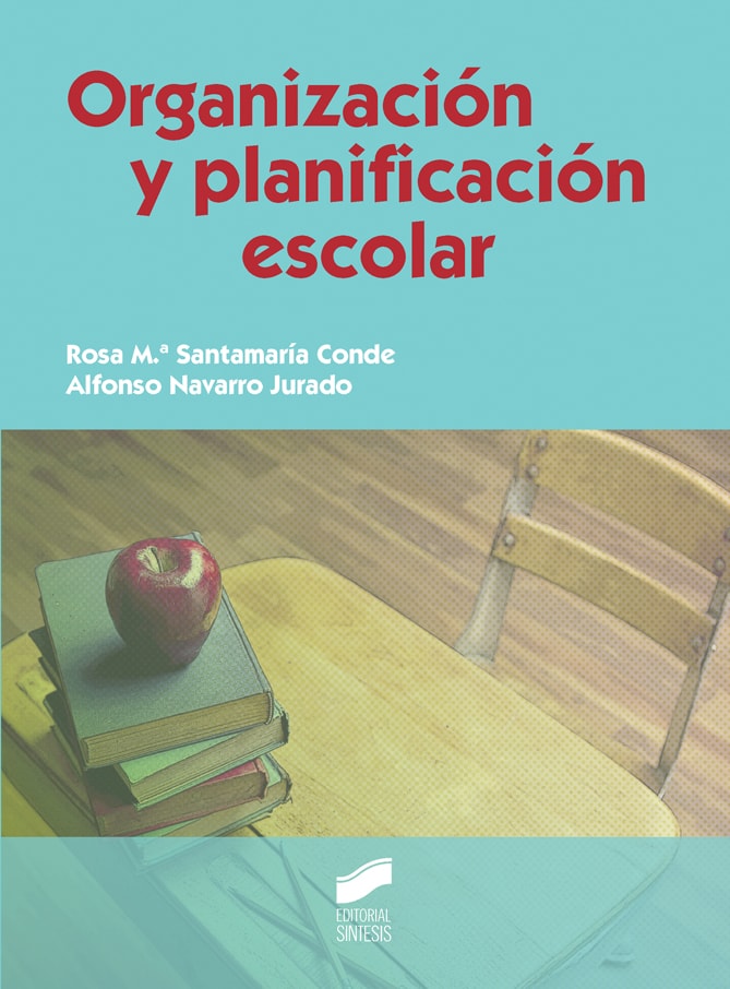 Portada del título organización y planificación escolar