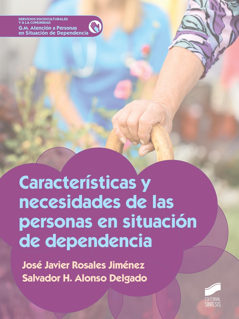 Portada del título características y necesidades de las personas en situación de dependencia