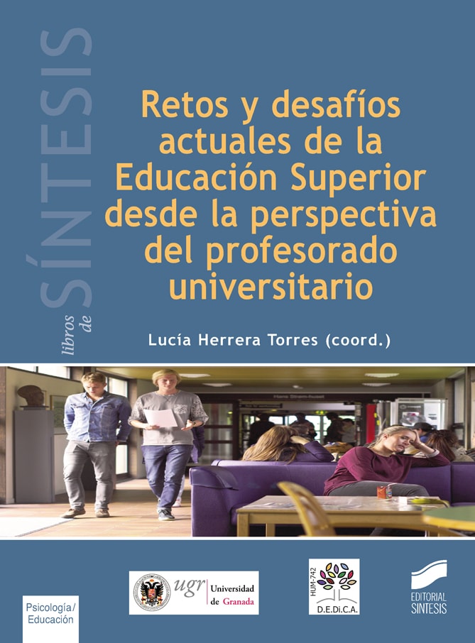 Portada del título retos y desafíos actuales de la educación superior desde la perspectiva del profesorado universitario