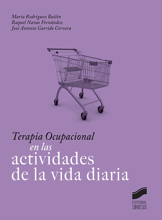 Portada del título terapia ocupacional en las actividades de la vida diaria