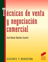 Portada del título técnicas de venta y negociación comercial