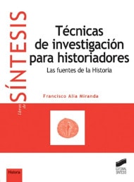Portada del título técnicas de investigación para historiadores