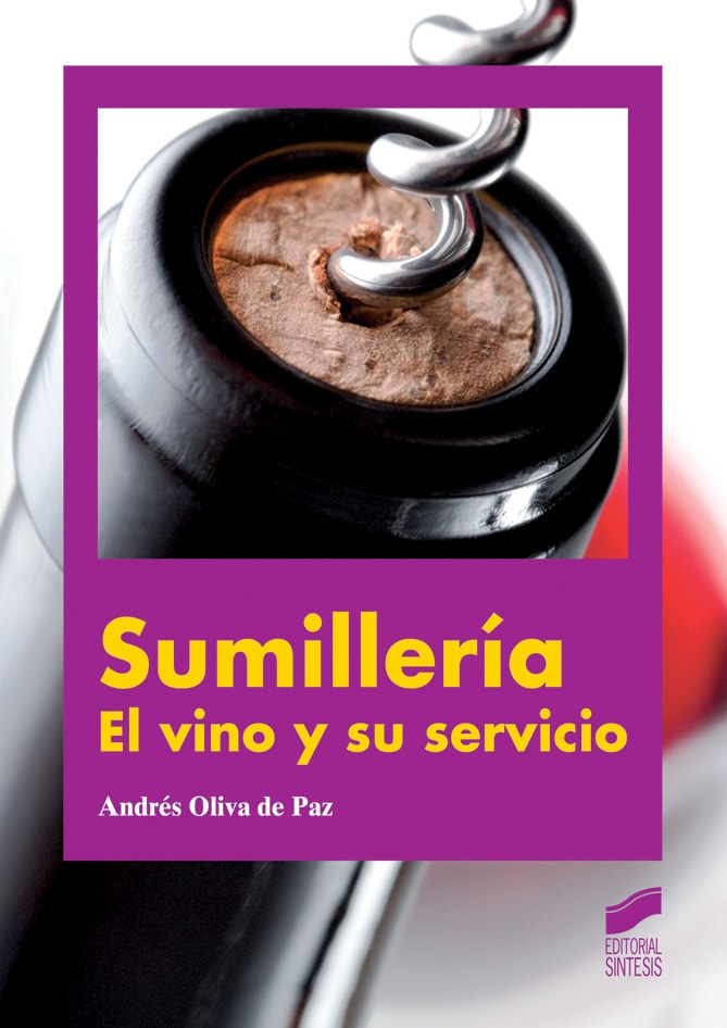 Portada del título sumillería. el vino y su servicio