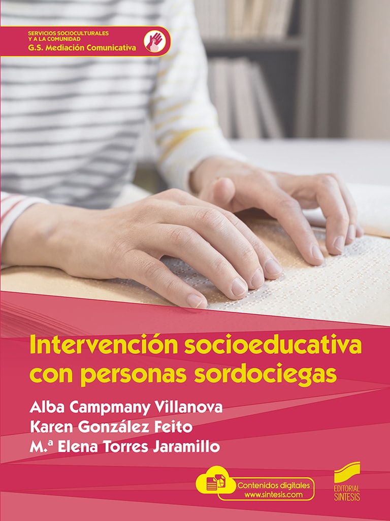 Portada del título intervención socioeducativa con personas sordociegas