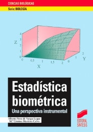 Portada del título estadística biométrica