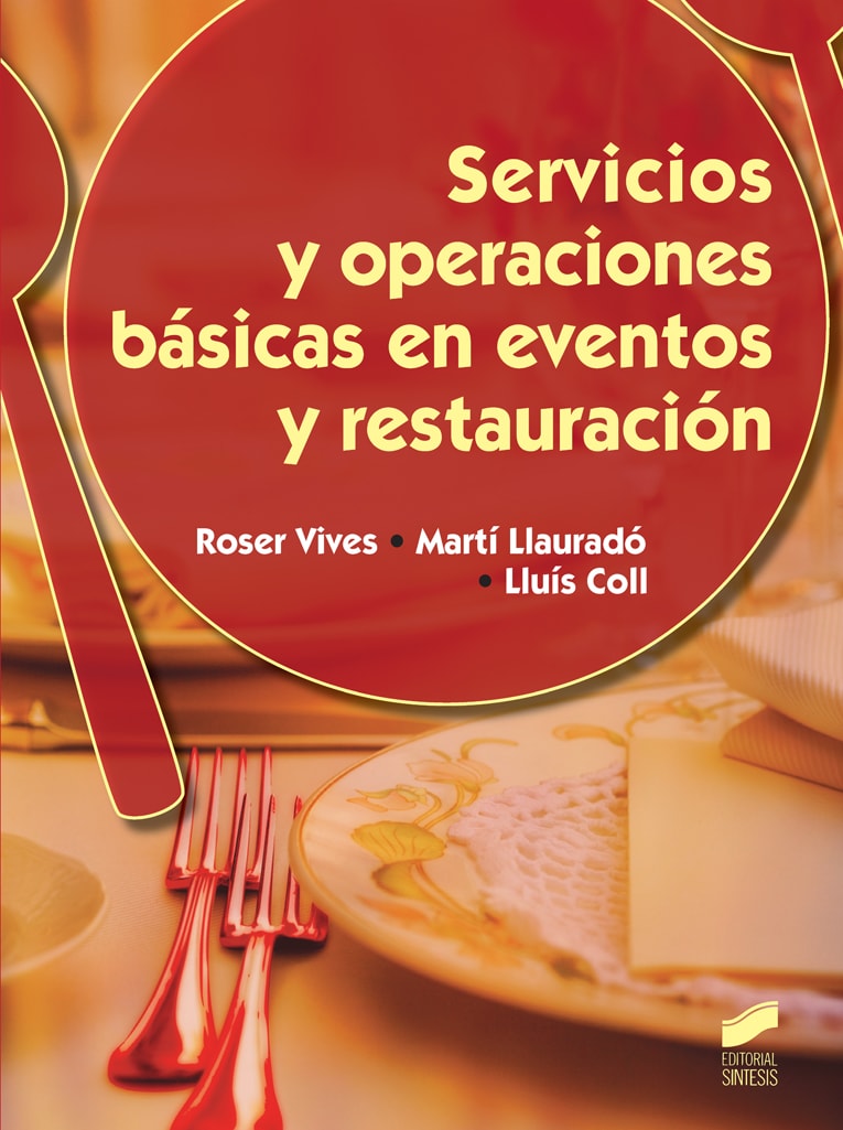 Portada del título servicios y operaciones básicas en eventos y restauración