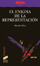 Portada del título el enigma de la representación