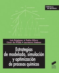 Portada del título estrategias de modelado, simulación y optimización de procesos químicos