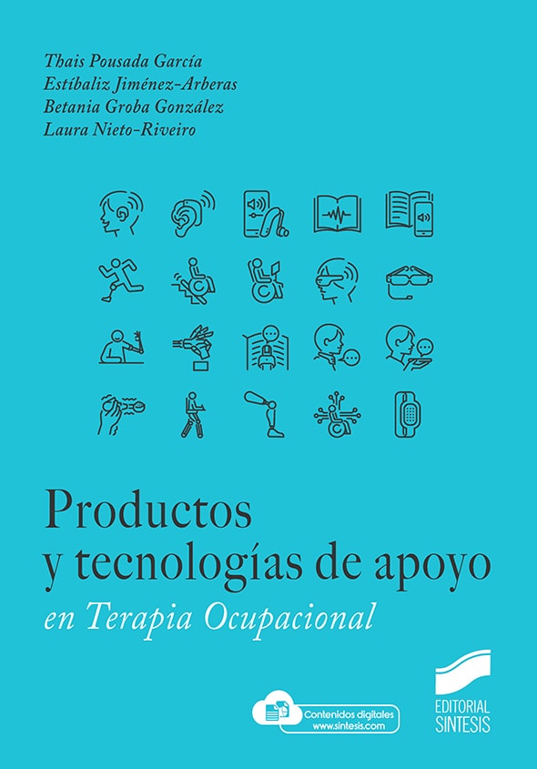 Portada del título productos y tecnologías de apoyo en terapia ocupacional