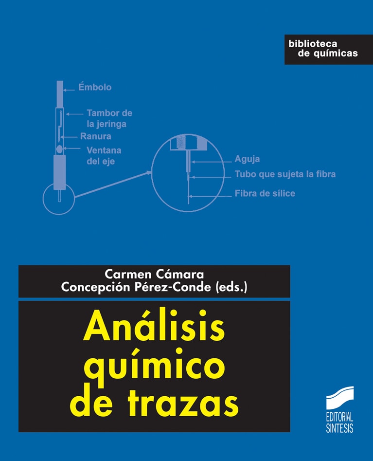 Portada del título análisis químico de trazas