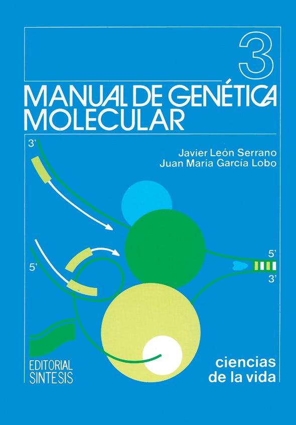 Portada del título manual de genética molecular