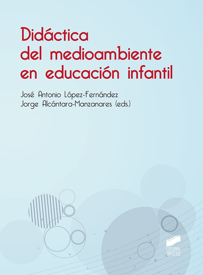 Portada del título didáctica del medioambiente en educación infantil