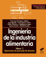 Portada del título ingeniería de la industria alimentaria. vol. ii: operaciones de procesado de alimento.