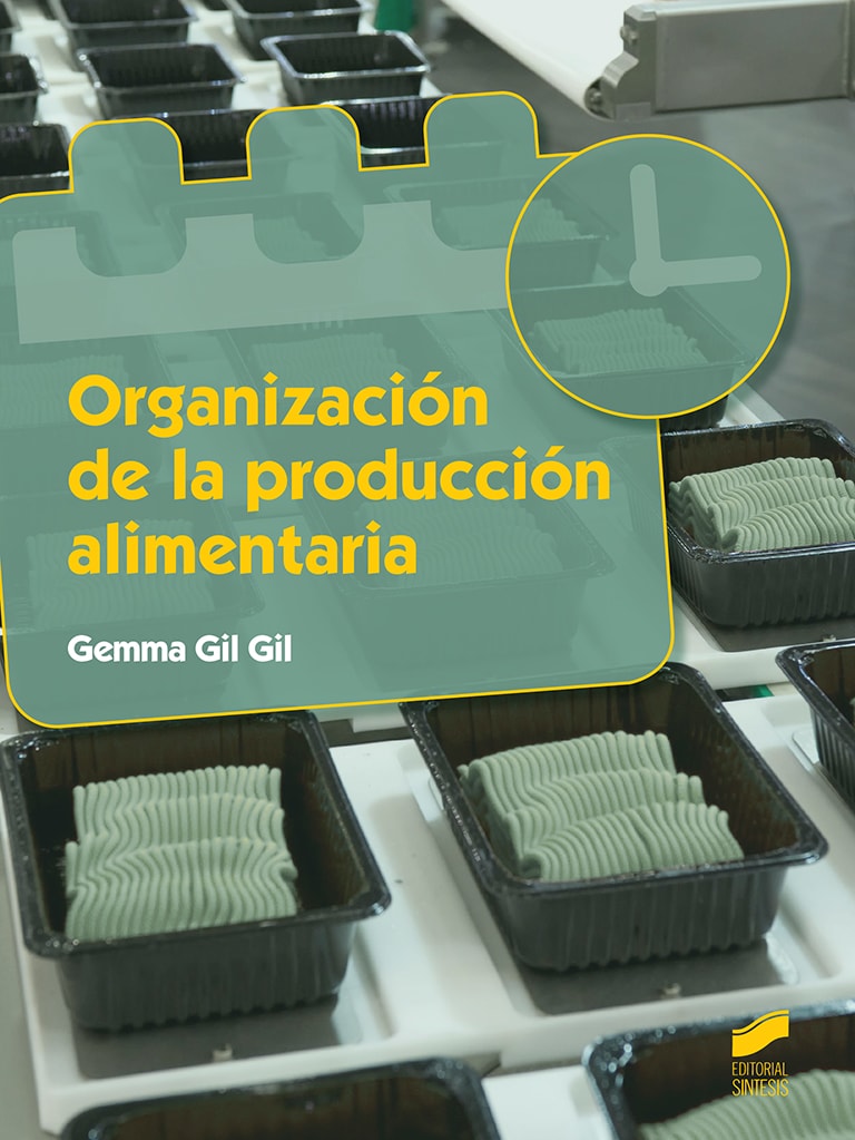 Portada del título organización de la producción alimentaria