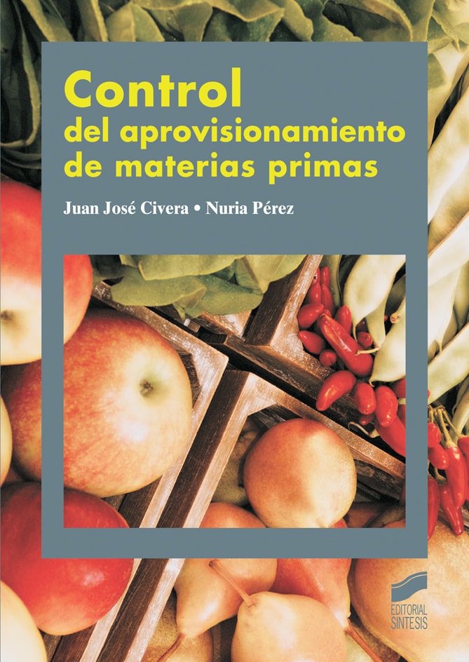 Portada del título control del aprovisionamiento de materias primas