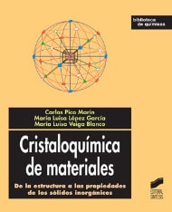 Portada del título cristaloquímica de materiales