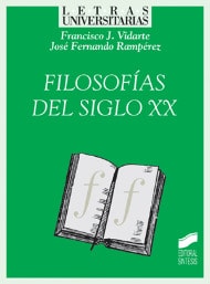 Portada del título filosofías del siglo xx