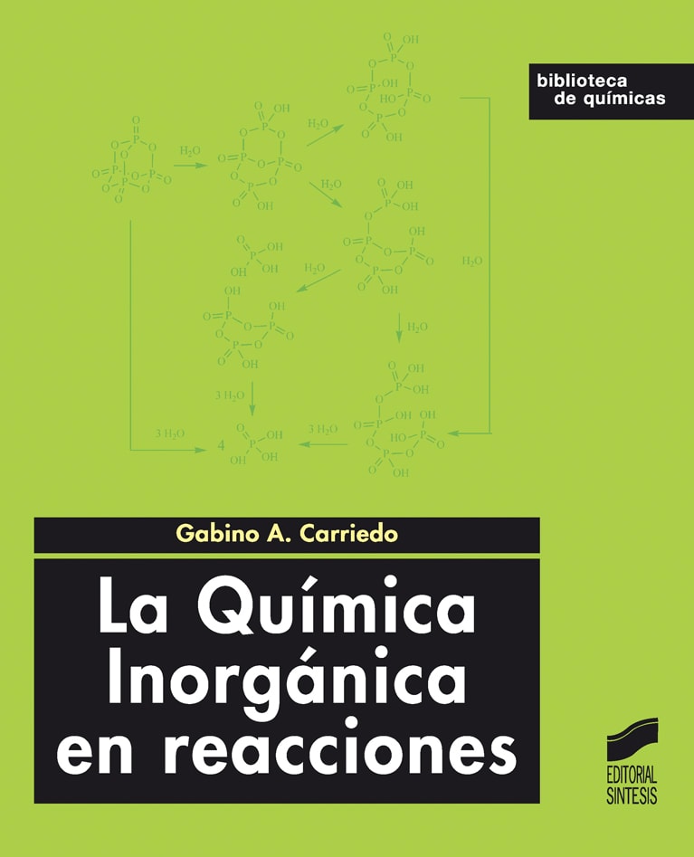 Portada del título la química inorgánica en reacciones