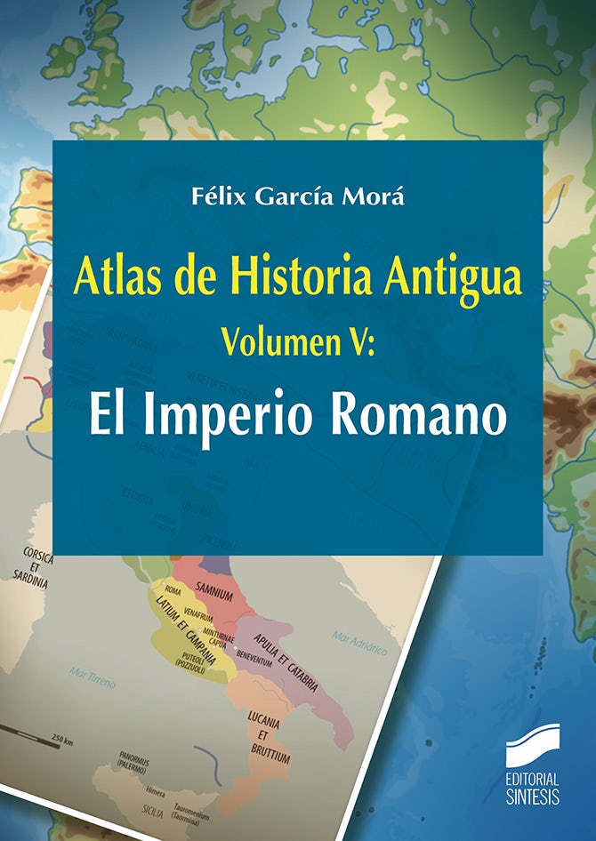 Portada del título atlas de historia antigua. volumen 5: el imperio romano