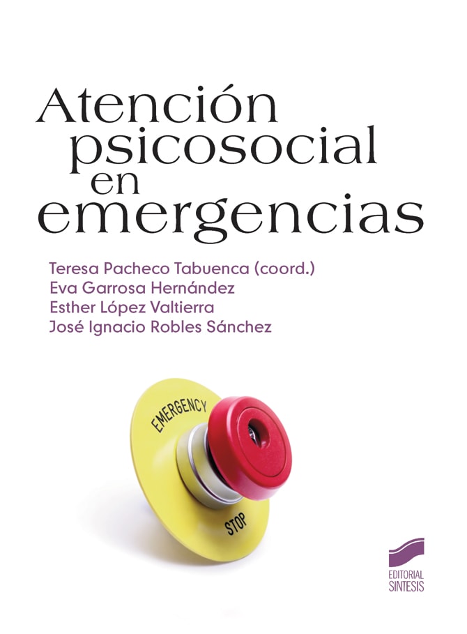 Portada del título atención psicosocial en emergencias