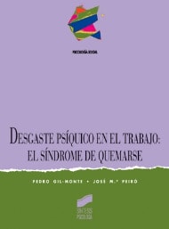 Portada del título desgaste psíquico en el trabajo: el síndrome de quemarse