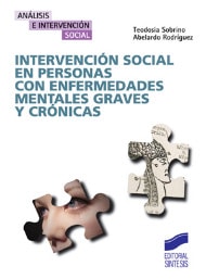 Portada del título intervención social en personas con enfermedades mentales graves y crónicas