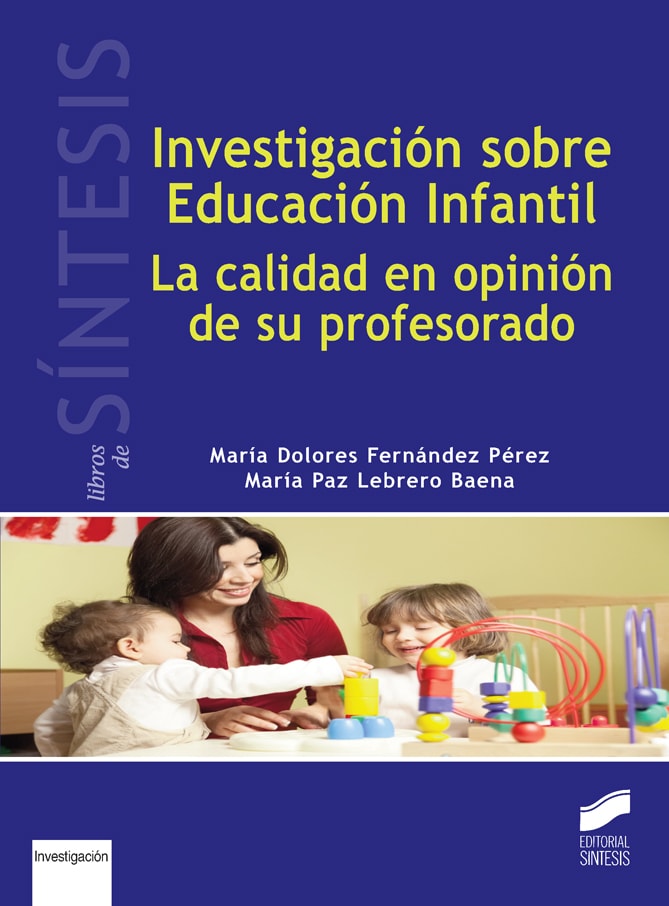 Portada del título investigación sobre educación infantil